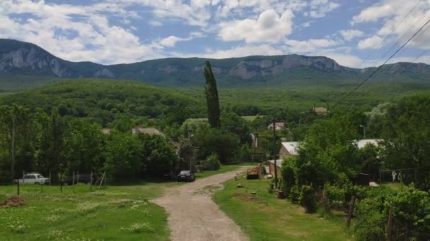 Paisaje Verano Parte Montañosa Península Crimea — Vídeo de stock