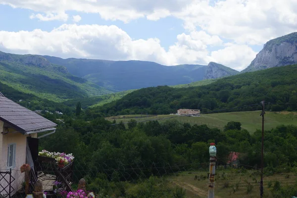 Paisagem Verão Parte Montanhosa Península Crimeia — Fotografia de Stock