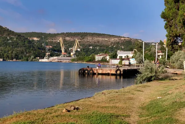 Inkerman Bay Pobliżu Sewastopola Półwyspie Krymskim — Zdjęcie stockowe