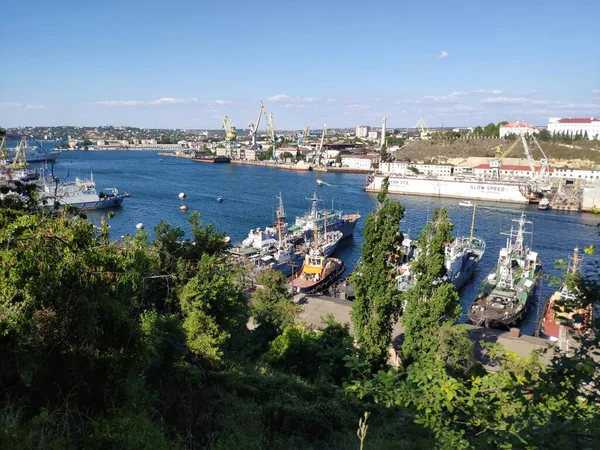 Sewastopol Stadt Meer Auf Der Halbinsel Krim — Stockfoto