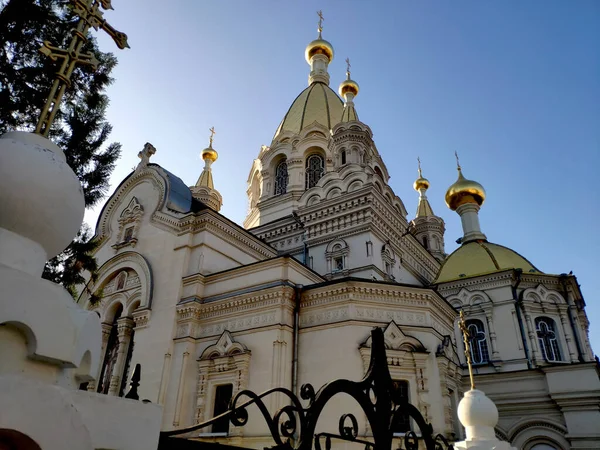 Crimean Peninsula Intercession Cathedral Bolshoy Morskoy Avenue City Sevastopol — Stock Photo, Image