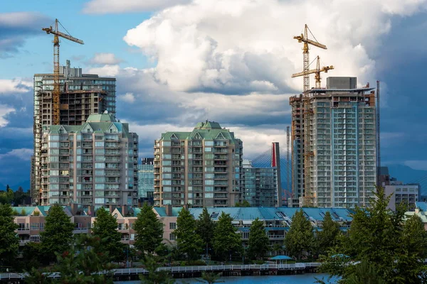 Construction New Residential District Waterfront New Westminster City — Stock Photo, Image