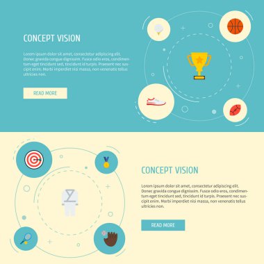 Rugby, basketbol, kimono ve diğer simgeler web mobil app logo tasarımı için faaliyet simgeleri düz stil sembollerle kümesi.