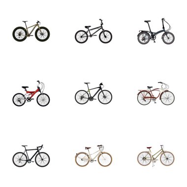 Eğitim Araç, kadın döngüsü, Genç ve diğer simgeler web mobil app logo tasarımı için gerçekçi simgeler kümesi.