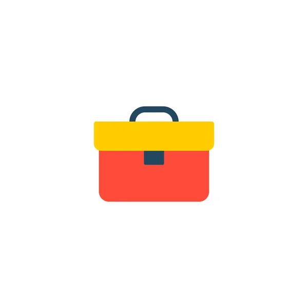 Maletín icono elemento plano. Ilustración vectorial del icono del maletín aislado en un fondo limpio para el diseño del logotipo de su aplicación móvil web . — Vector de stock