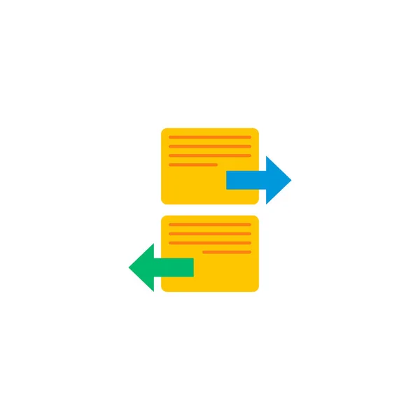 Organizar elemento plano ícone de tarefa. ilustração de organizar o ícone da tarefa plana isolada no fundo limpo para o seu design de logotipo do aplicativo móvel web . — Fotografia de Stock