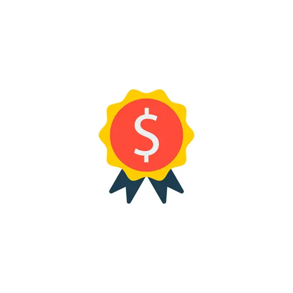 Finansiella award ikonen platta element. illustration av finansiella award ikonen platta isolerade på ren bakgrund för din mobilapp logotyp webbdesign. — Stockfoto
