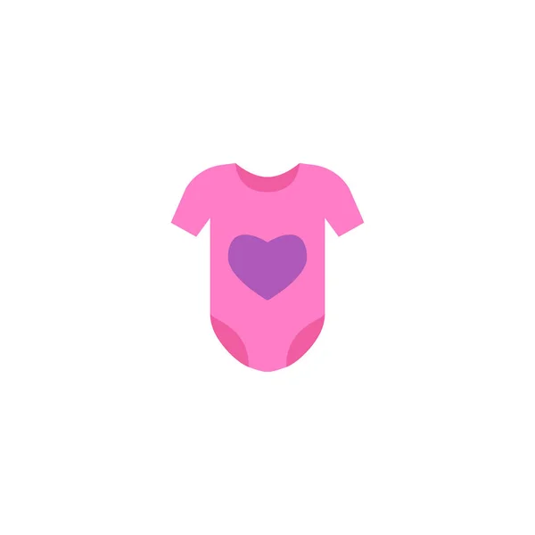 Beden elbise simgesi düz öğe. illüstrasyon izole web mobil app logo tasarımı için temiz arka plan üzerinde düz beden elbise simgesinin. — Stok fotoğraf