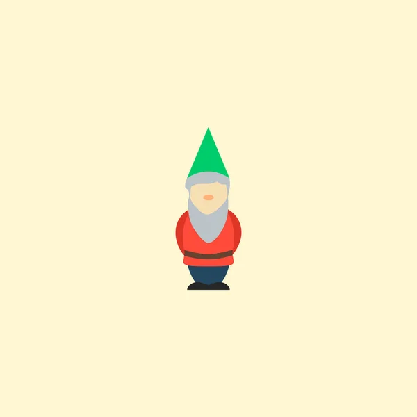 Dwarf icon flat element.  illustration of dwarf icon flat isolated on clean background for your web mobile app logo design.