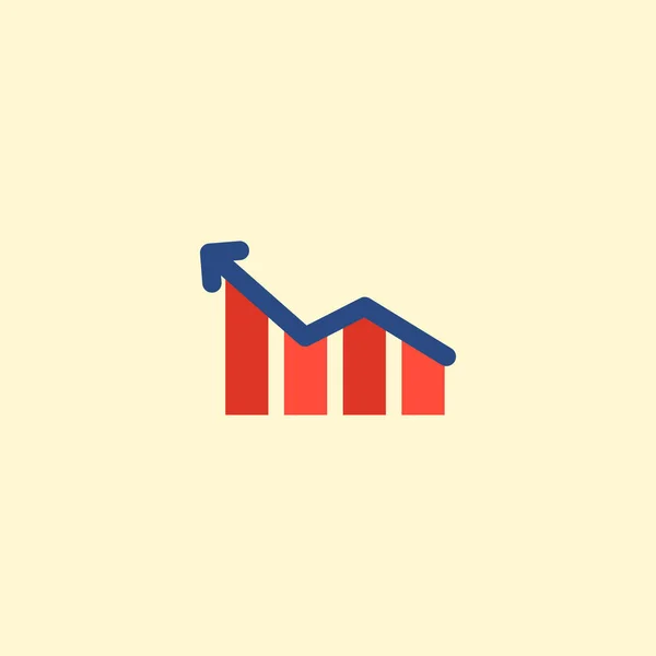 Profit icon flat element.  illustration of profit icon flat isolated on clean background for your web mobile app logo design.