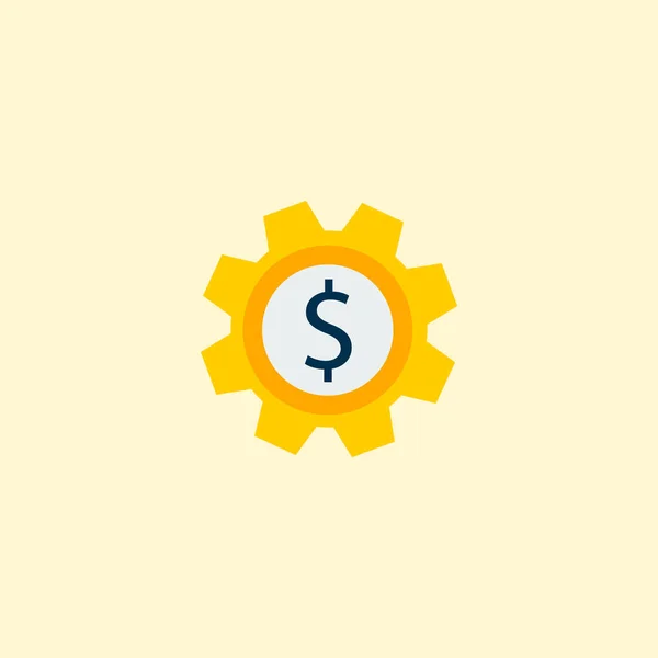 Set money icon flat element.  illustration of set money icon flat isolated on clean background for your web mobile app logo design. — Stock Photo, Image