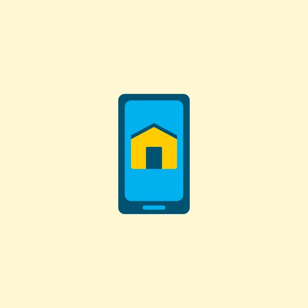 Smart App Symbol flaches Element. Illustration des Smart-App-Symbols flach isoliert auf sauberem Hintergrund für Ihr Web-Mobile-App-Logo-Design. — Stockfoto