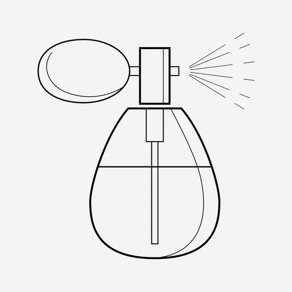 Cologne spray icon line element.  illustration of cologne spray icon line isolated on clean background for your web mobile app logo design. — Stock Photo, Image