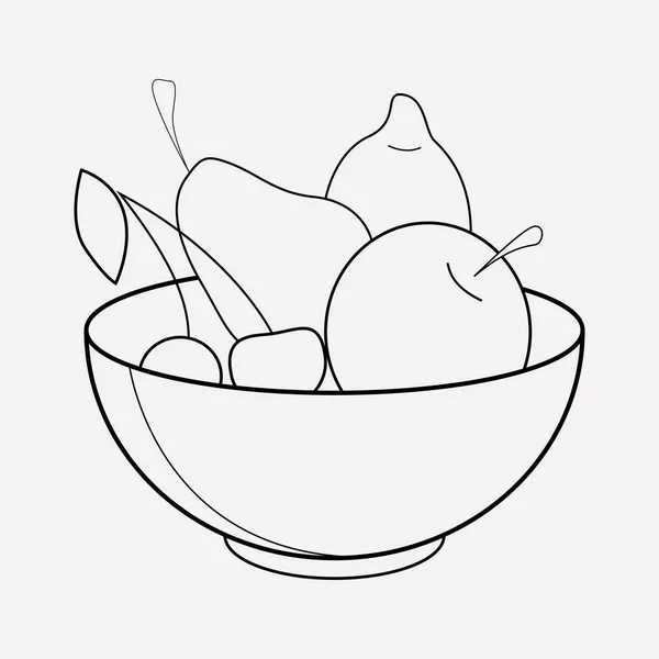 Élément de la ligne d'icône des aliments sains. illustration de la ligne d'icône de la nourriture saine isolée sur un fond propre pour la conception du logo de votre application mobile Web . — Photo