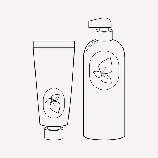 Body lotion icon line element.  illustration of body lotion icon line isolated on clean background for your web mobile app logo design.