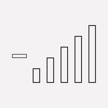 Düşük hacimli simgesi line öğesi. Düşük hacimli simgesi satır web mobil app logo tasarımı için temiz arka plan üzerinde izole vektör çizim.