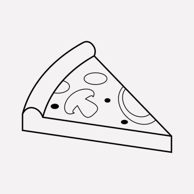 Biberli simgesi line öğesi. Biberli simgesi satır web mobil app logo tasarımı için temiz arka plan üzerinde izole vektör çizim.