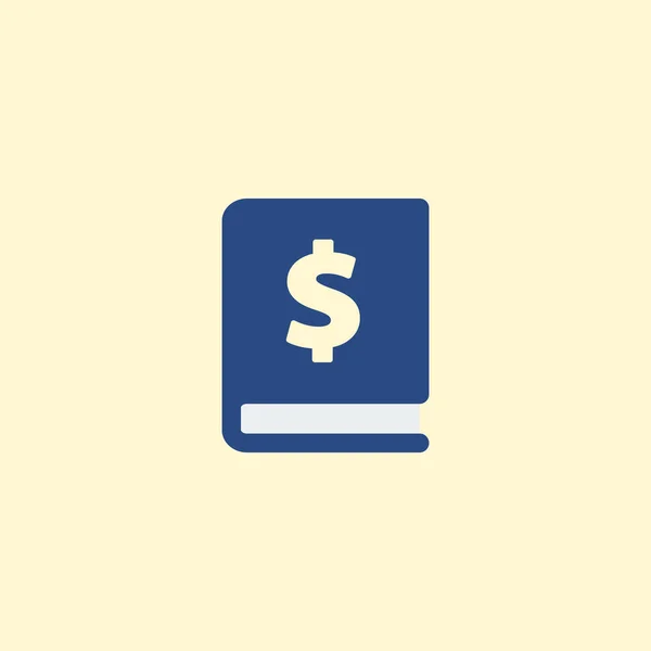 Finance bok ikonen platta element. illustration av finans bokikon platta isolerade på ren bakgrund för din mobilapp logotyp webbdesign. — Stockfoto