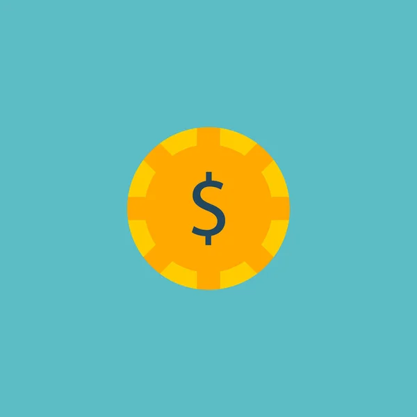 Icono de efectivo elemento plano. Ilustración vectorial de icono de dinero en efectivo plano aislado en un fondo limpio para el diseño del logotipo de su aplicación móvil web . — Vector de stock