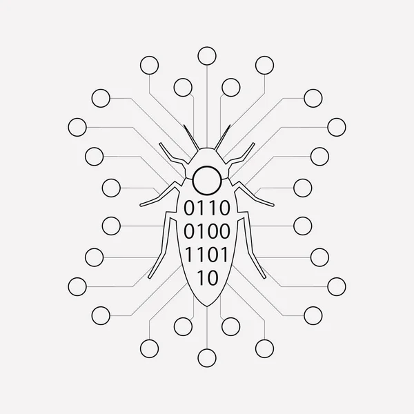 Hata simgesi line öğesi. hata simgesi satırın web mobil app logo tasarımı için temiz arka plan üzerinde izole illüstrasyon.