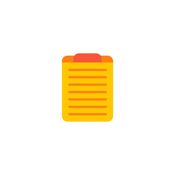 Task board icona elemento piatto. Illustrazione vettoriale dell'icona della lavagna isolata su sfondo pulito per la progettazione del logo dell'app mobile web . — Vettoriale Stock