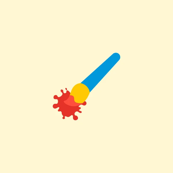 Painting icon flat element.  illustration of painting icon flat isolated on clean background for your web mobile app logo design.