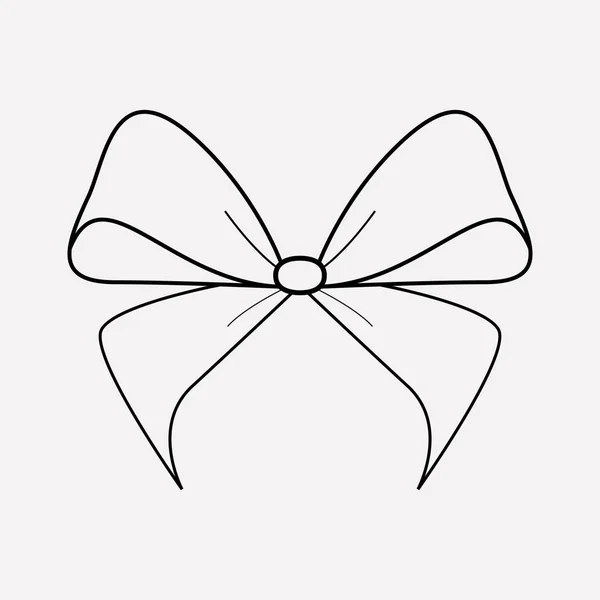 Bowknot ikonę elementu line. ilustracja z bowknot ikonę linia na białym tle na czyste podłoże dla projektu logo mobilnych aplikacji sieci web. — Zdjęcie stockowe