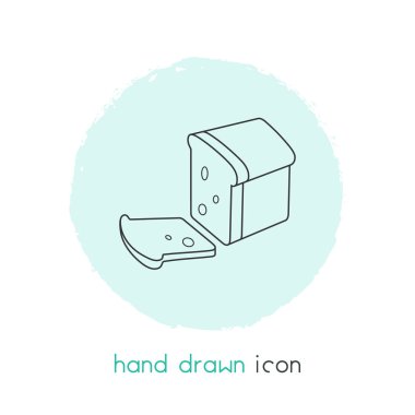 Somun simgesi line öğesi. Web mobil app logo tasarımı için temiz arka plan üzerinde izole somun simgesi çizgi vektör çizim.