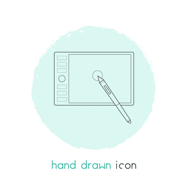 Digital graphic icon line element.  illustration of digital graphic icon line isolated on clean background for your web mobile app logo design.