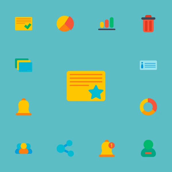 Set of project icons flat style symbols with delete, remove member, members and other icons for your web mobile app logo design.