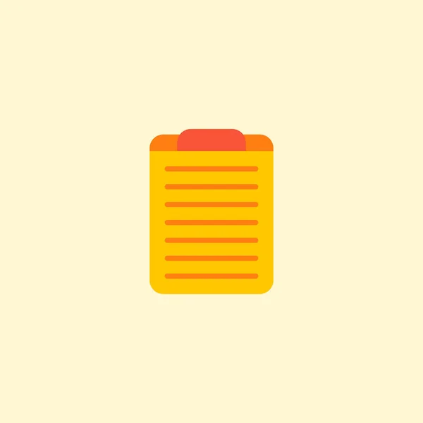 Task board icona elemento piatto. Illustrazione vettoriale dell'icona della lavagna isolata su sfondo pulito per la progettazione del logo dell'app mobile web . — Vettoriale Stock