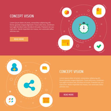 Dosya Ekle, eksiksiz, farklı iğne ve diğer simgeler web mobil app logo tasarımı için proje simgeleri düz stil sembollerle kümesi.