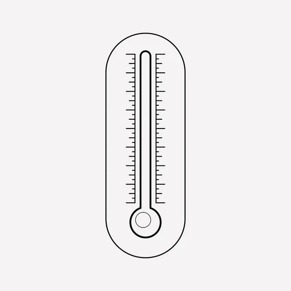 Weather thermometer isolated on white Royalty Free Vector