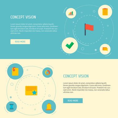 Proje simgeleri düz stil semboller anımsat ile ayarla, dosya, başrollerini görev ve diğer simgeler web mobil app logo tasarımı için ekleyin.
