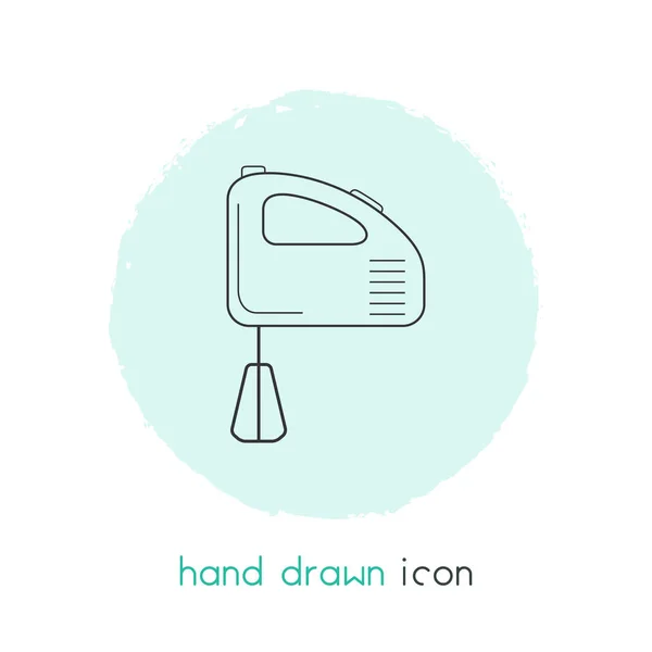 Mixer icon line element.  illustration of mixer icon line isolated on clean background for your web mobile app logo design.