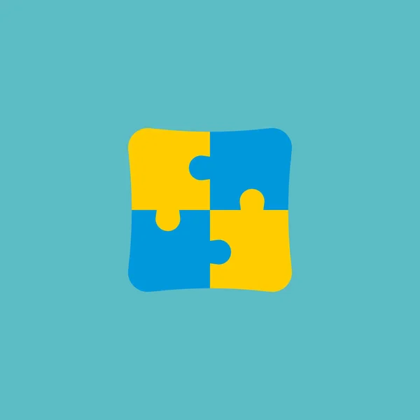 Icona puzzle elemento piatto. illustrazione di puzzle icona piatto isolato su sfondo pulito per il vostro web mobile app logo design . — Foto Stock