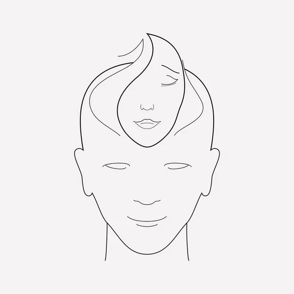 Empathie Icon Line Element. Illustration der Empathie-Symbolzeile isoliert auf sauberem Hintergrund für Ihr Web Mobile App Logo Design. — Stockfoto