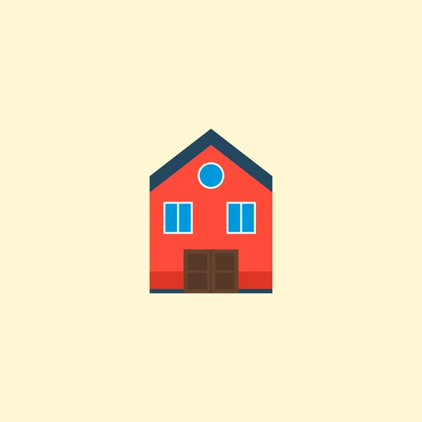 Inicio icono elemento plano. Ilustración vectorial del icono del hogar aislado en un fondo limpio para el diseño del logotipo de su aplicación móvil web . — Archivo Imágenes Vectoriales