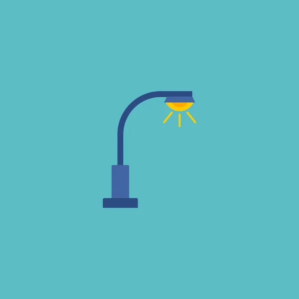 Straßenlaternensymbol flaches Element. Vektor Illustration der Straßenbeleuchtung Symbol flach isoliert auf sauberem Hintergrund für Ihre Web-Handy-App Logo-Design. — Stockvektor