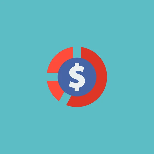 Cash-Symbol flaches Element. Vektor-Illustration des Bargeld-Symbols flach isoliert auf sauberem Hintergrund für Ihr Web-Mobile-App-Logo-Design. — Stockvektor