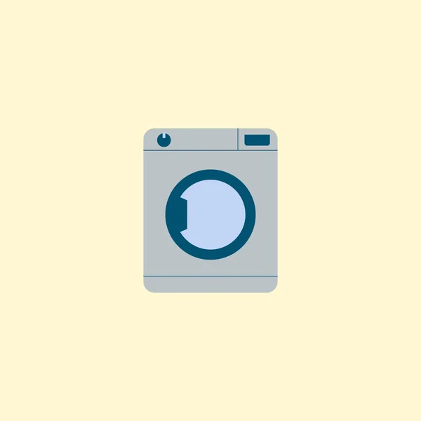 Washing Machine Icon Flat Element Illustration Washing Machine Icon Flat — Stock Photo, Image