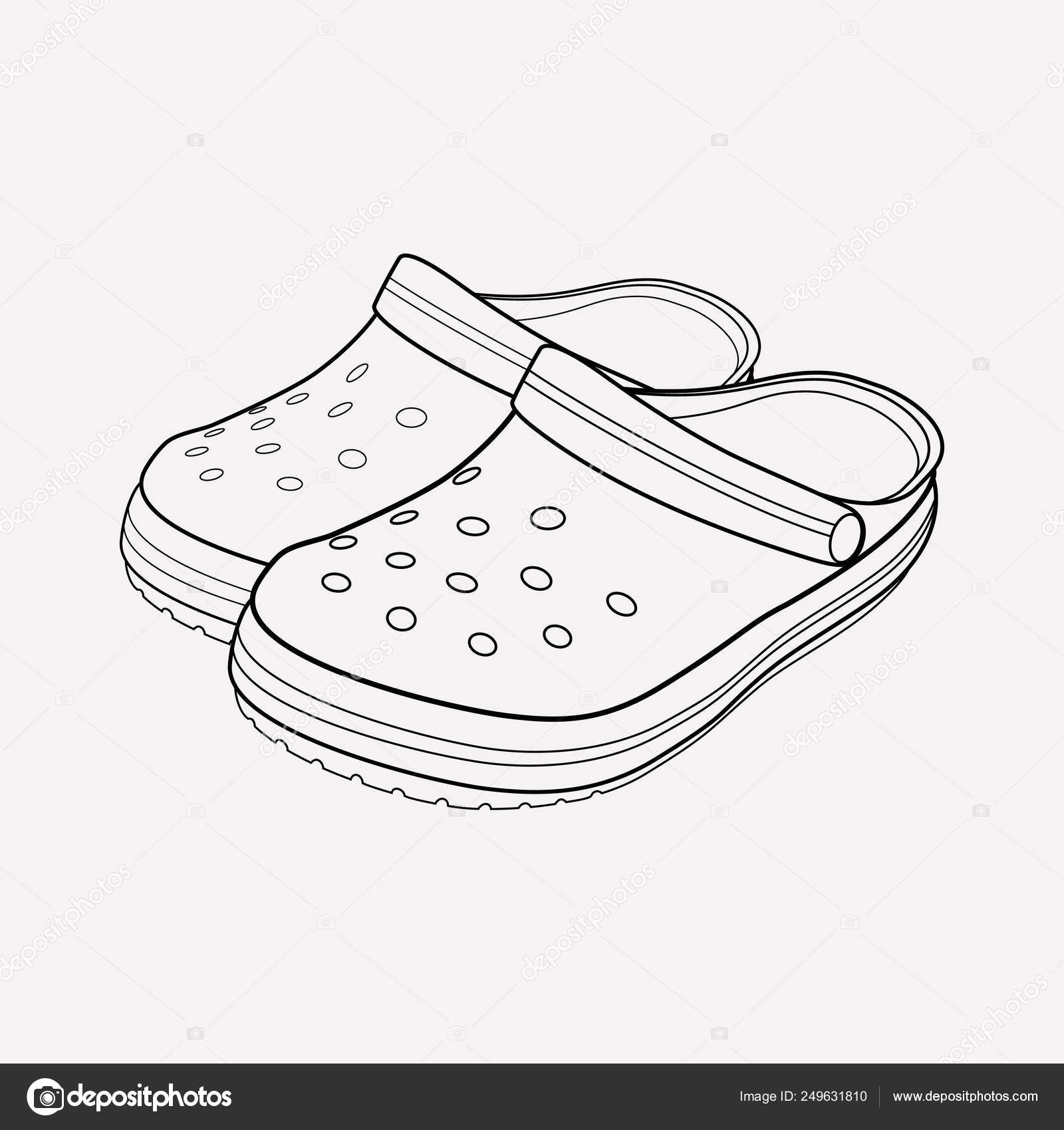 Total 59+ imagen dibujo de crocs - Abzlocal.mx