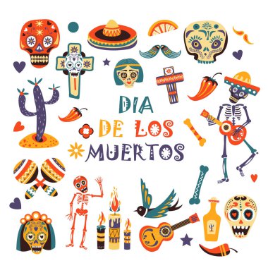 Dia de los Muertos greeting card 