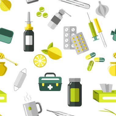 Tıp blister içinde hap ve Dikişsiz desen bırakır 