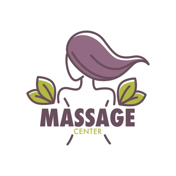 Thai massage health and beauty salon poster, vector.
