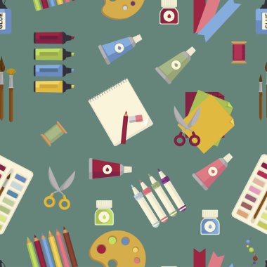 Sanat oluşturma donanımları, boyama, Dikişsiz desen