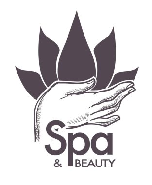 Spa ve güzellik, kozmetik prosedürler, salon, aromaterapi vektör