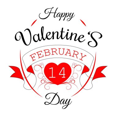 Sevgililer günü, 14 Şubat promosyon vektör