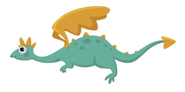 Динозавр Динозавр Доісторичні Тварини Векторні Ізольовані Ілюстрації — стоковий вектор