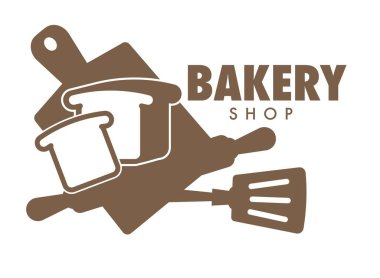 Ekmek ekmek kesme tahtası ve oklava araçları pişirme spatula izole simgesi fırın dükkanı pasta yemekle kızartır ve mutfak buğday hamur ürünleri üretim stok ya da bakkal pişirme fabrika un.